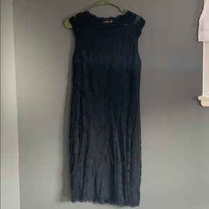 Black lace dress